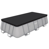 Bestway Flowclear Swimming Pool Cover Rectangular 13.3Ft 4.04mx2.01m/4.12mx2.01m 58232 - Colorland Toys